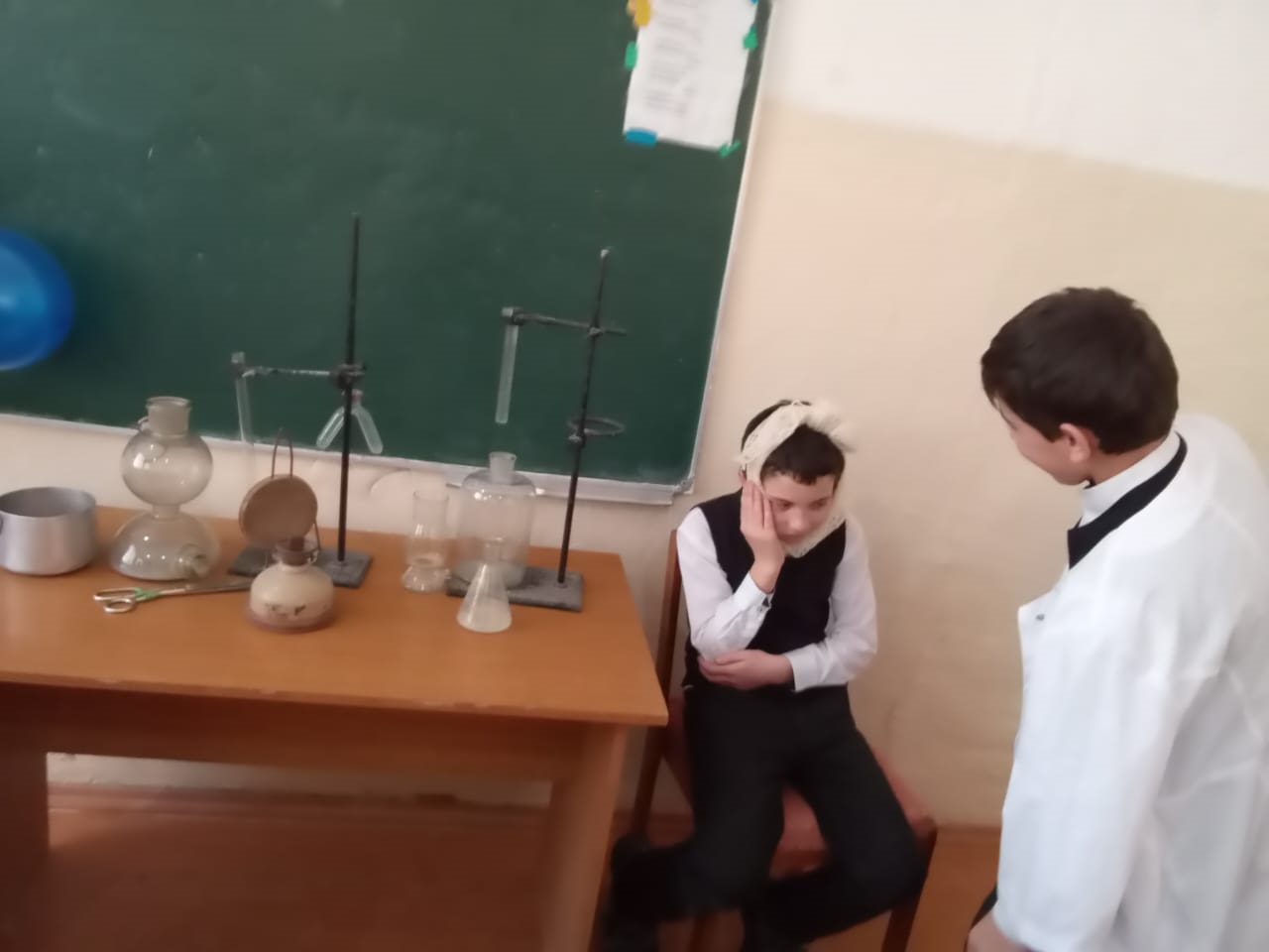 Мини спектакль по рассказу А.П.Чехова&amp;quot;Хирургия&amp;quot;.
